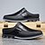 billiga Slip-ons och loafers till herrar-herrskor i blått och svart – slip-on med krokodilmönster och kontrasterande sula, moderna lättviktsskor för resor, business casual och vardagsbruk