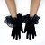 voordelige Handschoenen voor feesten-Fluweel Polslengte Handschoen leuke Style Met Geplooid Bruiloft / feesthandschoen