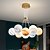 cheap Globe Design-Modern Glass Ball Moon Chandelier Kid's Sky Light MODO Lunar Hanging Fixture