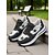 economico Sneakers da donna-Sneakers da donna con lacci e stella in denim blu – scarpe sportive casual di ispirazione vintage per parchi, commissioni del fine settimana e picnic