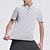 economico Cime-Per uomo Maglia da prestazione Maglietta sportiva Manica Corta Collo ripiegato Top Esterno Asciugatura Rapida Leggero Traspirante Poliestere Rosa scuro Nero Bianco Tennis Golf Corsa