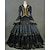 abordables Vestidos-Rococó Victoriano siglo 18 Hasta el Suelo Vestidos Ropa de Fiesta Baile de Máscaras Talla Grande Normal Personalizada Casquillo Cosecha Disfraz Mujer Real Fiesta Fiesta de baile Carnaval de Venecia