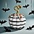 halpa Halloween-viehättävä musta &amp;Valkoinen ruudullinen kurpitsahahmo - hartsikuvioinen syksyinen pöytäkoriste, täydellinen kiitospäivään &amp;halloween, monipuolinen sisä- ja ulkokäyttöön tarkoitettu kodin keskipiste