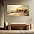 baratos Pinturas de Paisagens-Pintura a óleo artesanal, arte de parede, decoração moderna, abstrata, onda do mar, para sala de estar, decoração de casa, moldura esticada, pintura pendurada/tela enrolada (sem moldura)