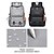 cheap College Backpacks-Men's Water-Repellent Scratch-Resistant Laptop Backpack with USB Charging Port – Casual Travel &amp; Business Bag for College and Work