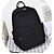 abordables Mochilas Universitarias-Mochila escolar para mujer en color crema y azul: mochila minimalista y ligera con múltiples bolsillos para uso diario y viajes.