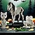 cheap Halloween-Skeleton Horse Skeleton Horse Statue Creepy Halloween Skeleton Animals Halloween Novelty Skeleton Farm