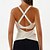 cheap Sports Bras &amp; Vests-Women&#039;s Workout Tank Tops Sports Bra Underwear Low Support Breathable Removable Pad Padded Solid / Plain Color Sport Activewear Black White Gym Fitness Yoga