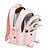 abordables Sacs à dos pour Enfants et Adolescents-Sac à dos d'école rouge et blanc pour filles – joli sac à dos de grande capacité avec patchs étoiles et breloque pompon pour ados