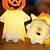 billige Innendørs- og festbelysning-2/4 stk. halloween spøkelsesgresskarlykt halloween glødende stearinlys nattlys bar hjemsøkt husdekorasjon rekvisitter festsceneoppsett