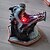 cheap Halloween-Dragon Sculpture with LED Smoked Effect, 3D Wall Art Hanging Statue for Garden or Home Decor