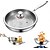 cheap Cooking Utensils-Stainless steel Hammered Pan Pro With Lid Multifunctional Ultra-Durable Scratch-Resistant Non Stick Frying Pans for Kitchen Cooking