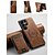 baratos Capa Samsung-telefone Capinha Para Samsung Galaxy S25 S24 S23 Ultra Plus S22 Plus Ultra Capa traseira Magnética Suporte para carregamento sem fio Pata de Apoio Retro TPU Couro PU
