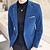 cheap Men&#039;s Classic Blazers-Men&#039;s Corduroy Jacket Blazer Business Cocktail Party Wedding Party Fashion Casual Fall / Winter Polyester Velvet Plain Buttons Pocket Casual / Daily Single Breasted Blazer Black Burgundy Blue Dark