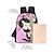 baratos Mochilas para Crianças e Adolescentes-Conjunto de mochila infantil de 3 peças em formato de gato da Kayomi Harai - linda mochila escolar com lancheira e estojo, compartimento isolado e grande capacidade para uso em escolas primárias, viagens ou piqueniques.