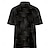 abordables Polo géométrique pour homme-Homme Géométrique Abstrait Polo Manche Courte Polos Revers Vêtement décontracté de travaile Affaires Athleisure Tenue quotidienne Impression 3D Boutons Été Noir Bleu de minuit violet foncé