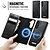 abordables Carcasas Samsung-teléfono Funda Para Samsung galaxia A55 5G A52 A13 Gire la tapa Desmontable Magnética Caballete TPU Cuero de PU