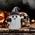 billige Halloween utendørs-1 stk. halloween utendørs solcelledrevet vanntett spøkelseslykt innendørs og utendørs gårdsplass hagesti terrasse restaurant soverom dekorativ lys landskapslys