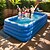 cheap Pools, Hot Tubs &amp; Supplies-Portable Swimming Pool, Foldable Extra Large Inflatable Pool - Suitable for Family Gatherings and Friends Parties, Indoor Bath Use