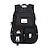 abordables Sacs à dos pour Enfants et Adolescents-Enfant Garçons Fille Sac à Dos Cartable Sac à dos scolaire École Quotidien Couleur Unie Tissu Oxford Nylon Grande capacité Imperméable Léger Pendentif Fermeture éclair Rose Claire Noir Rose Claire