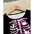preiswerte Halloweenkostüme für Mädchen-Halloween Mädchen&#039; 3D Schädel Kleid Langarm Sommer Frühling Urlaub Täglich Ferien Prinzessin Schön Süß Kinder 4-12 Jahre Freizeitkleid A Linie Kleid Knielang Normale Passform
