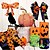 preiswerte Halloween-Halloween-Band mit Drahtkante, 4 Rollen, bedrucktes Band mit Fledermaus, Spinne, Kürbis, Hexenbeinen, Hut, gepunkteten Ripsbändern für Halloween, Heimkranz, DIY, Basteln, Blumenschleife