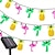 billige Solcelle udendørs lamper-6.5m 30LED Sol Lyskæder Ananas Kokostræ Flamingo Fe Lyskæder Ferie Bryllup Have Kystfest Dekoration