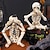 tanie Dekoracje wiszące i na stół na Halloween-figurka z żywicy na halloween w stylu czaszki głowa rzemiosło dekoracja upiorna ozdoba z żywicy na imprezę halloweenową wyświetlacz stołowy upiorny wystrój domu nawiedzony dom świąteczny dodatek