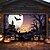 halpa Halloweenin autotallin ovipeite-Halloween Ulkona autotallin kauhujen talo Katteena Vainajat Lippu Suuri Gobeliini Taustakuvajuhlia varten Ulkona autotallin ovi Koti Seinäkkeet