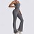 billiga Set och One-Pieces-Dam Scrunch Yoga Romper Träningsjumpsuits Öppen rygg Ensfärgat Kroppsdräkt Svart Kaffe Gymträning Volleyboll Löpning Hög midja Stretch Andningsfunktion Magkontroll Sport Sportkläder Tight passform