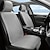 abordables Fundas de asiento para coche-1 juego de cojines esenciales de verano para asientos delanteros individuales con un diseño simple y versátil con material fresco. Son cómodos, transpirables y fáciles de instalar.