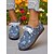 voordelige Damesinstappers &amp; loafers-dames casual schoenen met veters en print – lichtgewicht bootschoenen voor picknicks in de tuin, wandelingen in het park en bezoeken aan boerderijen in de buitenlucht