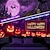 cheap Halloween Wall Tapestries-Halloween Blacklight Wall Tapestry – UV Reactive 'Happy Halloween' with Glowing Pumpkins and Candles, Neon Colors Spooky Scene, Glow in the Dark Wall Hanging for 2025 Halloween Party Decoration