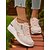 billiga Damsneakers-Damskor med metallic guldfärgade snörning och dragkedja – snygga och bekväma promenadskor för vardag, avslappnade utflykter och resor