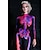 preiswerte Paar- und Gruppenkostüme-Totenkopf Skelett Bodysuit Halloween Gruppenkostüme Paarkostüme Ganzkörper-Catsuit Gruselkostüm Herren Damen Jungen Kinder Erwachsene Performance Party Club Halloween Karneval Tag der Toten einfach
