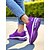 voordelige Damessneakers-Paarse Flyknit Air Cushion-sneakers voor dames – ademende hardloopschoenen voor sport, fitness, reizen en dagelijks comfort