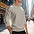 cheap Basic Sweatshirts-Men&#039;s Sweatshirt Black Wine Navy Blue Dark Green Khaki Crew Neck Striped Ribbed Textured Knit-texture Sports &amp; Outdoor Daily Holiday Polyester Streetwear Basic Casual Spring Fall Clothing Apparel
