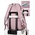 voordelige Kinderen en Tiener Rugzakken-Voor heren Dames rugzak Schooltas Schoolrugzak boekentas School Dagelijks Effen Kleur Oxfordstof Nylon Grote capaciteit waterdicht Lichtgewicht Hanger Rits Zwart Blozend Roze Paars