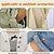 abordables artes, manualidades y costura-4 pinzas magnéticas multifunción para ropa, sin costuras, para dobladillos de pantalones, soporte para esquinas de mangas, hebilla ajustable para acortar pantalones, abrazadera para dobladillo.