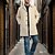 billige Trenchcoat til mænd-Herre Overfrakke Trenchcoat Lang trenchcoat Ferierejse Daglig Efterår Vinter Polyester Vindtæt Blød Overtøj Tøj Mode Klassisk Vanlig Lomme Knaphul Enradet