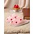 voordelige Damespantoffels &amp; slippers-Dames Slippers Fuzzy pantoffels Indoor pantoffels Warme Pantoffels Huis Valentijnsdag Dagelijks Hartvormig Met fleece gevoerd Platte hak Ronde Teen Pluche Casual Comfortabel Imitatiebont Leegloper