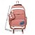 voordelige Hogeschool Rugzakken-roze en witte tienerrugzak met schattige patch en zakje – kawaii schooltas voor meisjes, klaar voor terug naar school