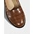 abordables Ballerines femme-Chaussures plates en similicuir marron à motif crocodile pour femmes - Mocassins confortables à bout rond pour les tenues décontractées, le bureau et les déplacements quotidiens