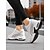 preiswerte Damen-Sneaker-Schwarze und graue klobige Laufsneaker für Damen – atmungsaktive Mesh-Schnürschuhe, lässige, sportliche Wanderschuhe fürs Fitnessstudio, Reisen und den Alltag