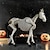 cheap Halloween-Skeleton Horse Skeleton Horse Statue Creepy Halloween Skeleton Animals Halloween Novelty Skeleton Farm