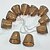 abordables Guirlandes lumineuses led-Guirlande lumineuse décorative en rotin à 10 LED, style boule de fil de rotin, alimentée par batterie ou énergie solaire, pour intérieur et extérieur, idéale pour une pergola, une fête, un jardin ou