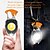 baratos Equipamento de Camping-Mini lanterna de chaveiro LED, lanterna de chaveiro LED recarregável Jeswo COB, multifuncional, lanternas de acampamento portáteis de 550 lúmens, 3 modos de luz, para iluminação externa, backup