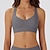 cheap Sports Bras &amp; Vests-Women&#039;s Workout Tank Tops Sports Bra Underwear Medium Support Breathable Wireless Padded Solid / Plain Color Sport Activewear Black Blue Gym Fitness Yoga