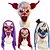 voordelige Circus Kostuums-Griezelige clowns Eng Clown Carnaval Masker Volle kop Volwassenen Voor heren Dames Halloween Carnaval Feest Prestatie Gemakkelijk carnavalskostuum Aankleden