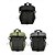 baratos Mochilas de Faculdade-Mochila masculina com tampa de enrolar, à prova d'água e resistente a arranhões – bolsa de viagem para atividades ao ar livre de grande capacidade com compartimento para laptop para estudantes, viajantes e caminhantes